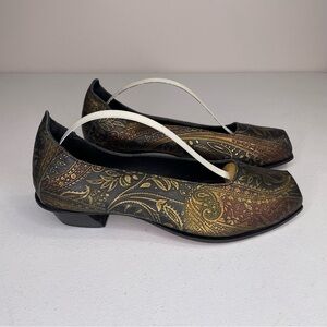 CYDWOQ Vintage Collection Hand Made Tooled Leather Shoes Size 37.5 EU / US 7-7.5
